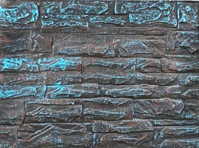 Reptile cage 3D EPS Rock background - A