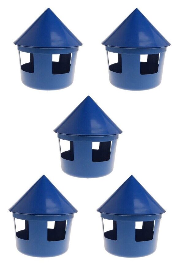5 Multi purpose Pigeon/Quail / chook Food Container