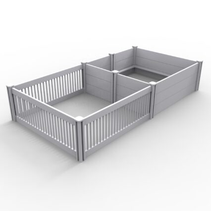 Large Whelping Box with Play pen 2.3 m x 1.15m x .48