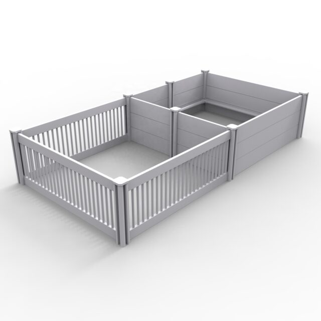 Large Whelping Box with Play pen 2.3 m x 1.15m x .48