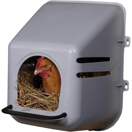 Wall mounted poultry nest