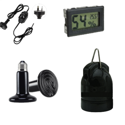 DIY Brooder Kit , ceramic heat lamp 75 watts