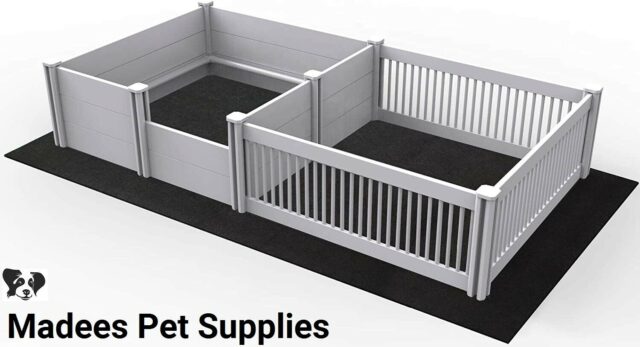 Washable Pee Mat for puppy whelping box with play pen size 250 cm X 120 cm