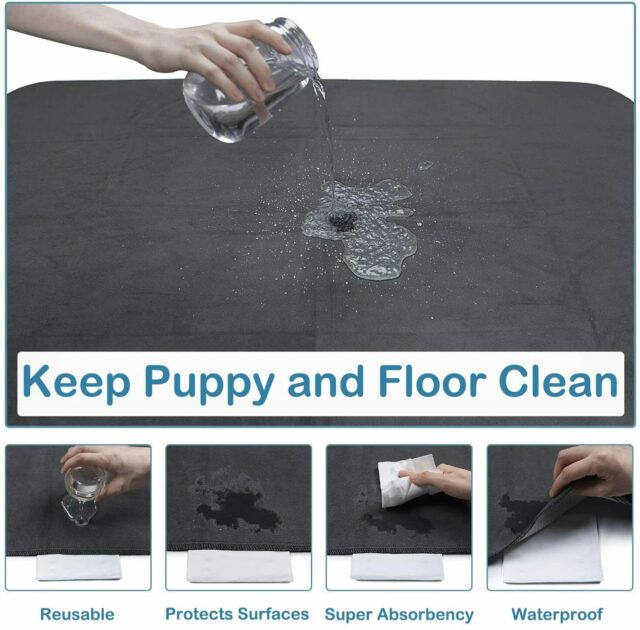 Washable Pee Mat for puppy play pen/ Whelping box/ Medium size 107 cm x 71  cm - Image 7