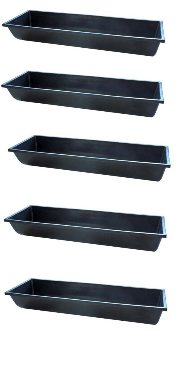 5 Feeder Troughs