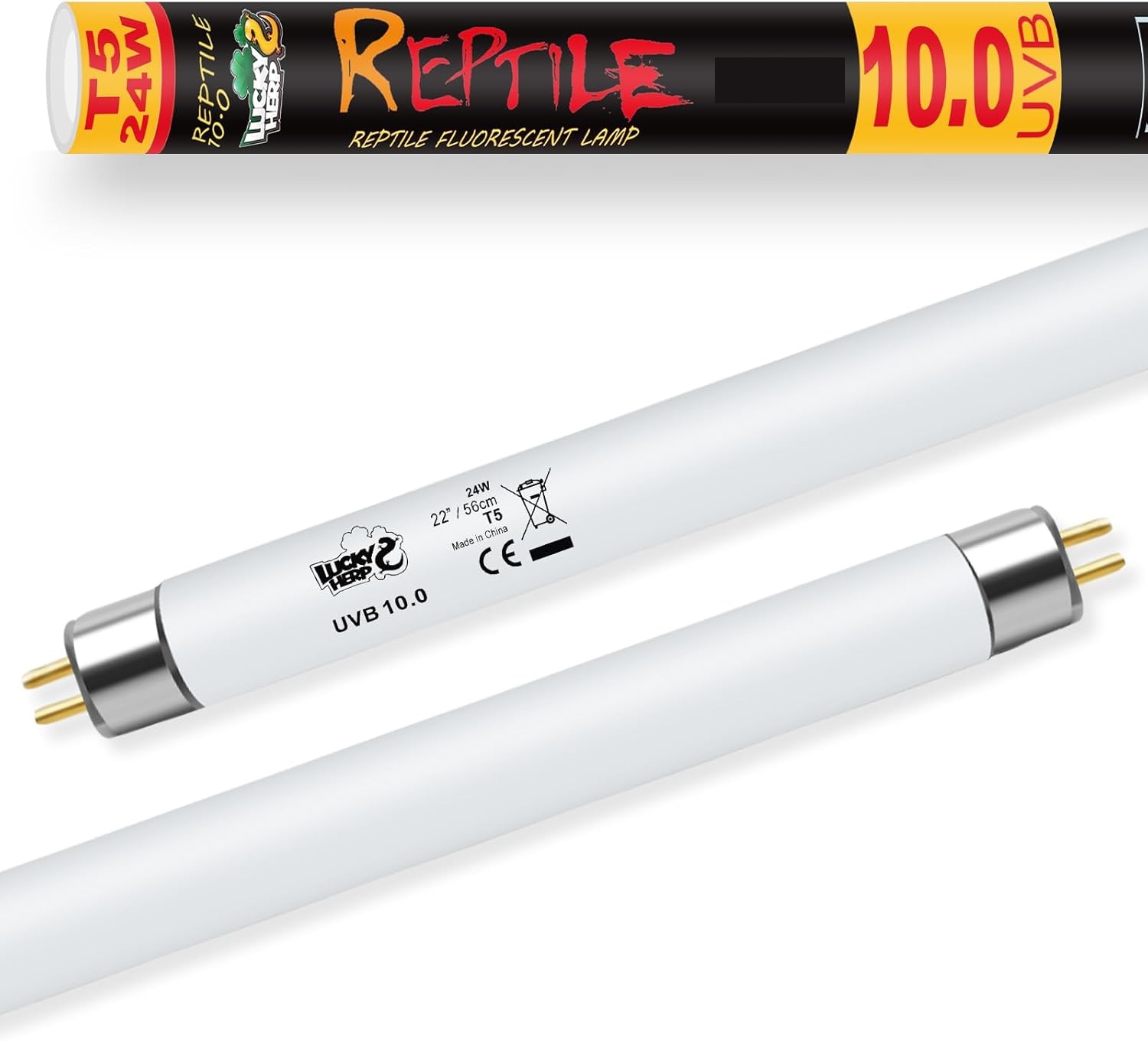 T5 UVB Lamp Terrarium, 24 UVB 10.0 % , 22 inch / Feet tube only