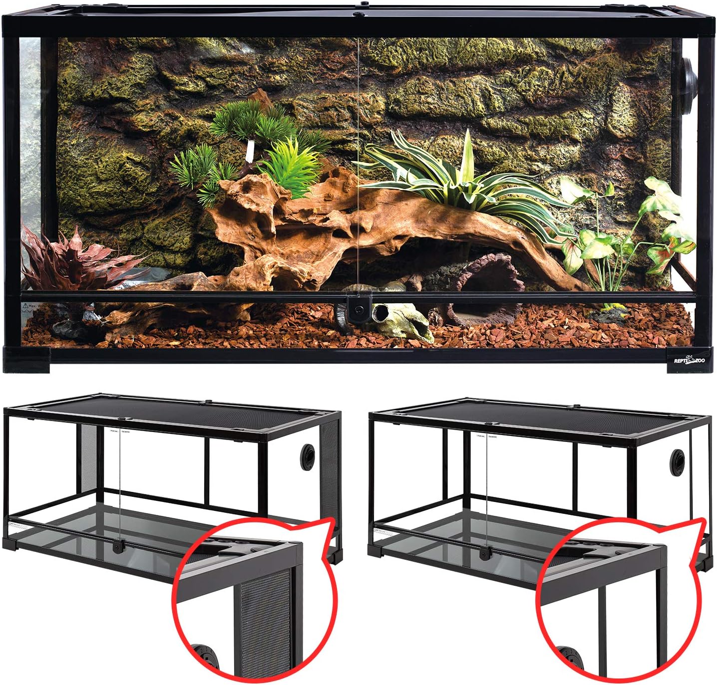 90x45x45 Glass Terrarium , - Image 2