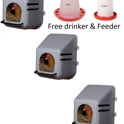 X3 Wall mounted poultry nest