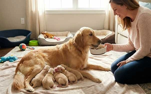 Dog Giving Birth at Home